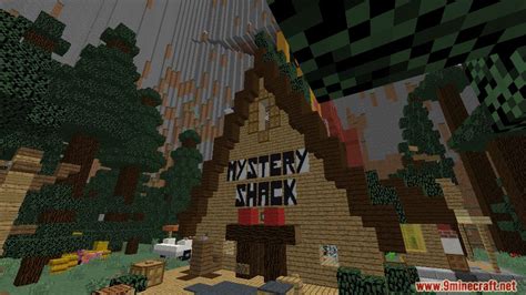 map gravity falls|minecraft 1000 days gravity falls.